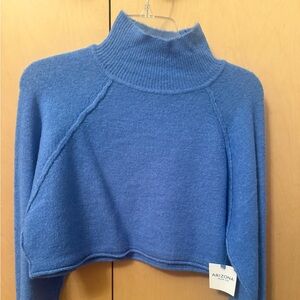 Arizona Soft Blue Turtleneck Sweater